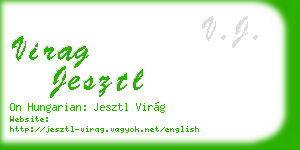 virag jesztl business card